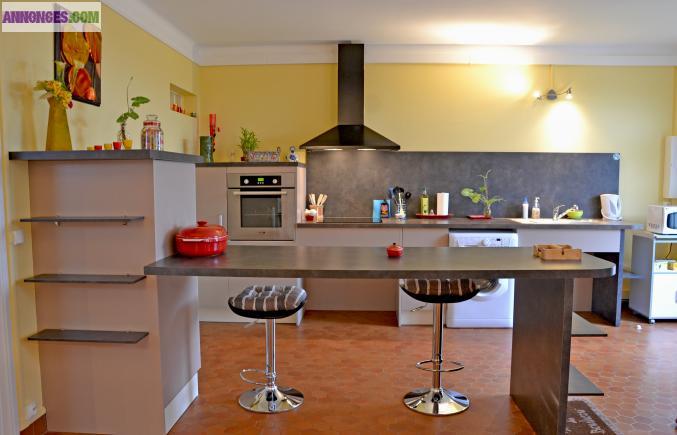 Appartement de vacances dans maison familiale.