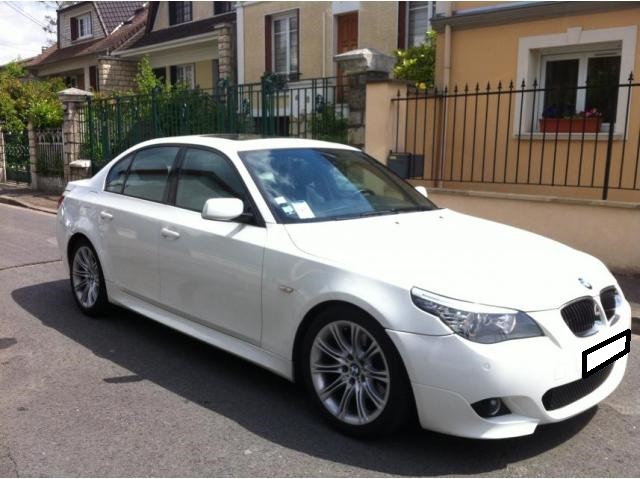 Bmw  525DA 79 000 km blanche Superbe occasion 