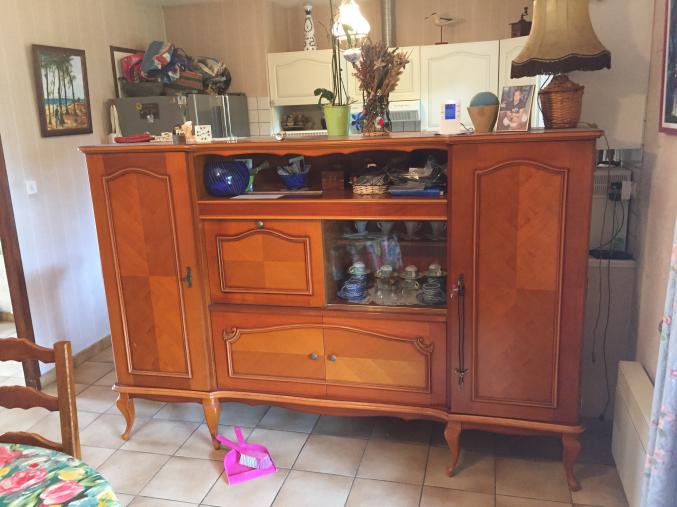 Buffet bois chene de salon