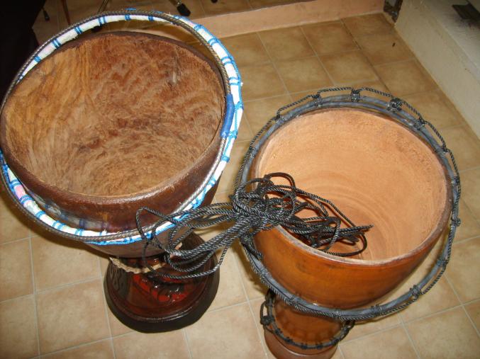 Réparation peaux de Djembé et autres instruments