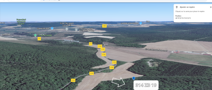 Terrain loisir boisé