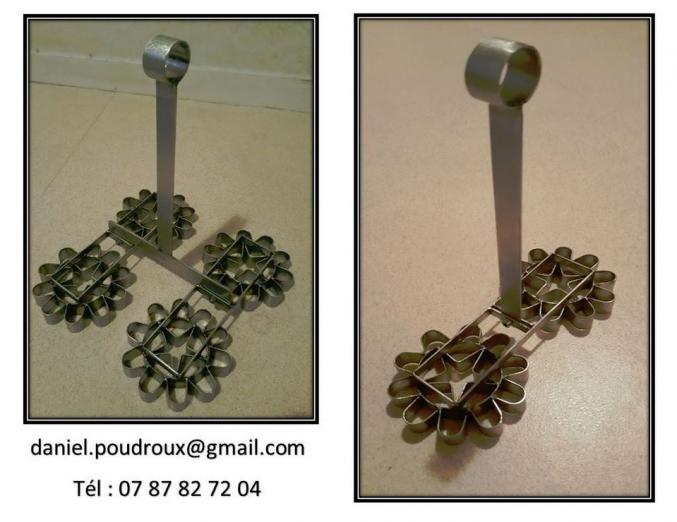 MOULE GÂTEAU FLEUR DE LOTUS 4 ou 2