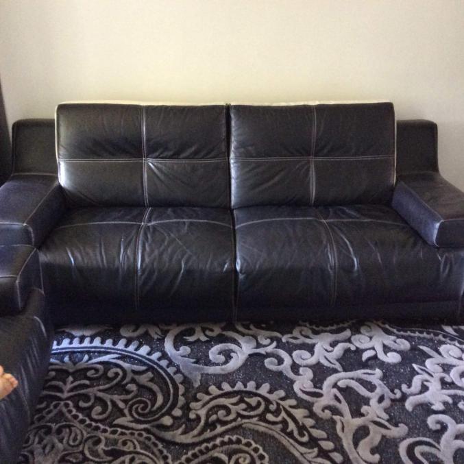 Salon en cuir