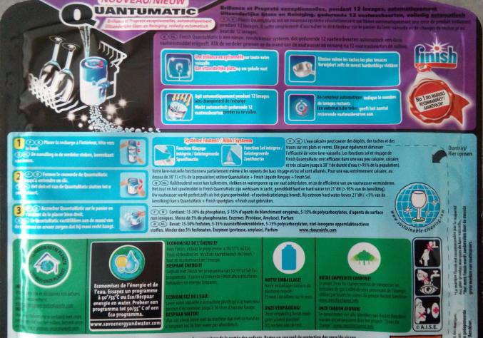 Dose lave vaisselle Finish Powerball Quantumatic