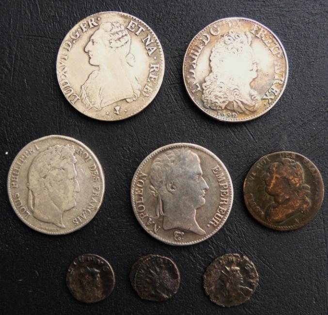 COFFRET MONNAIES FRANCE + ANTIQUE + ROYALES + OR