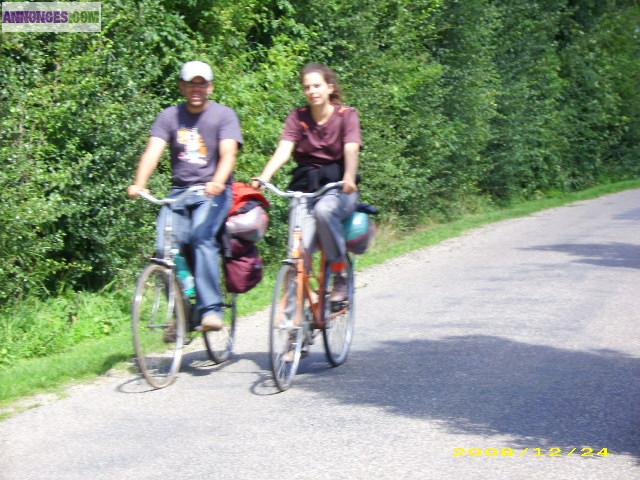 Voyage à vélo pour tous Canal du Midi 14AU 21/7/2013