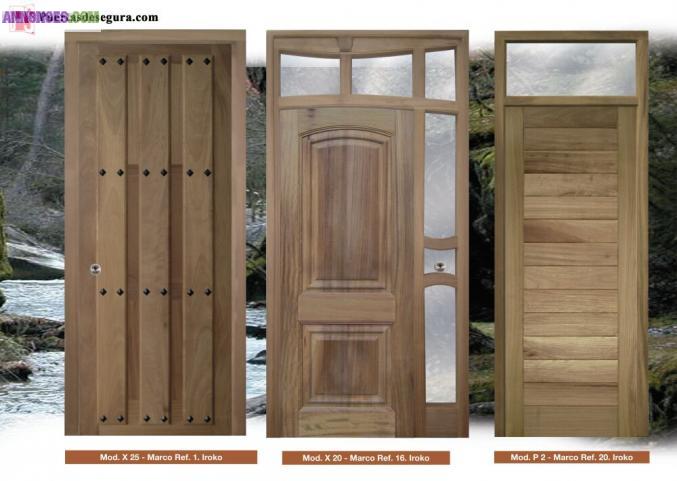 Portes exterieures en bois