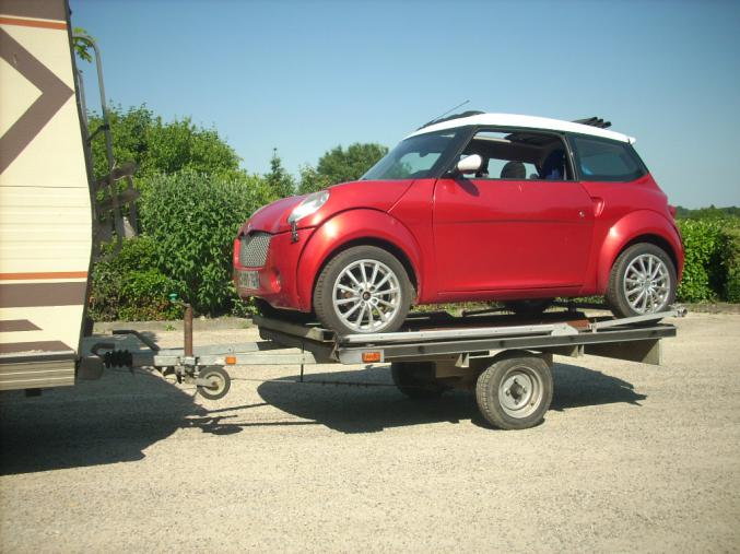 Remorque plateau ou pour petite voiture