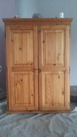 Meuble tv pin massif cocktail scandinave