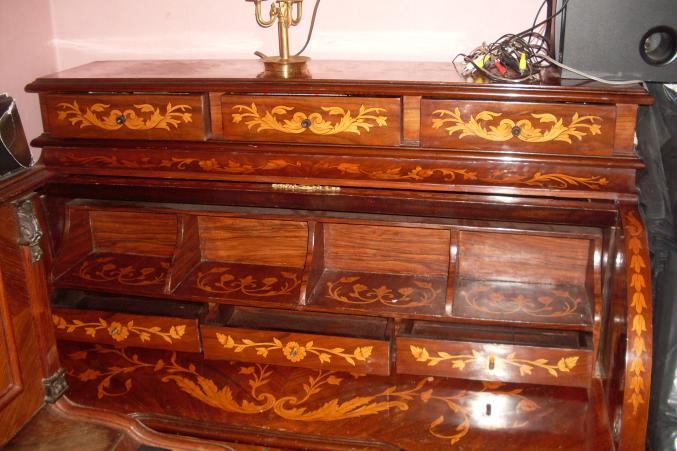 SECRETAIRE avec PEINTURE