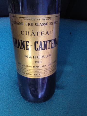 Bouteille de vin Margaux