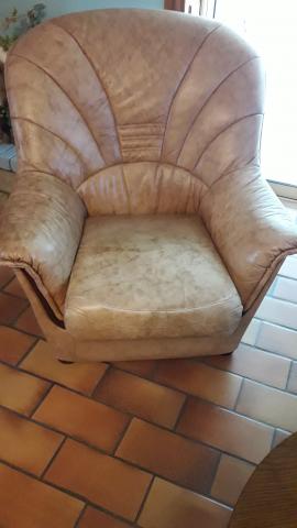 CANAPE 3 PLACES + 2 FAUTEUILS