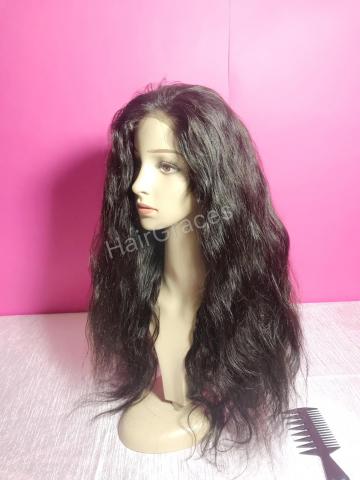 Front lace perruque trasparent lace wig with human hair