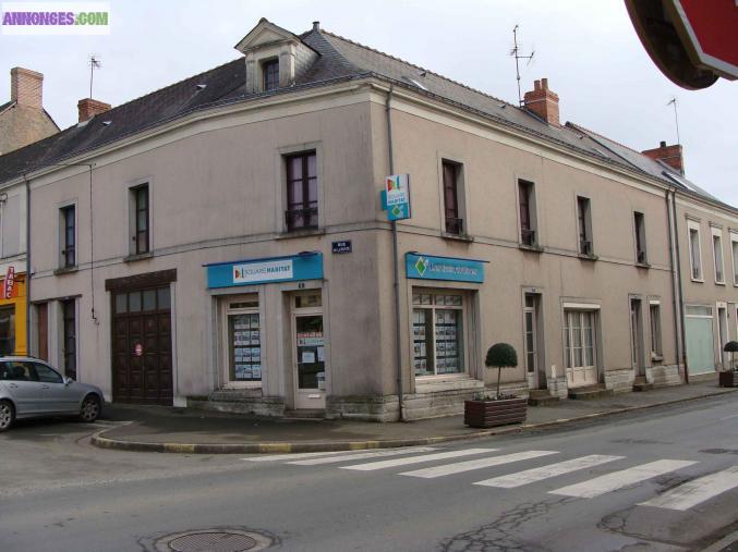 2 maisons + local commercial 220 m2