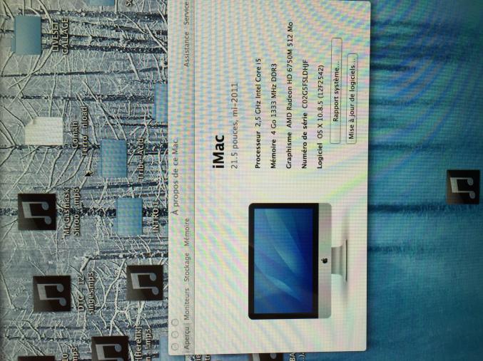 Imac 21 IntelCore i5 4G mi 2011