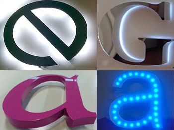 Façade enseigne led