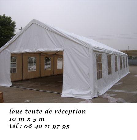 Tente de reception