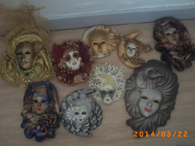Collection de masque vénitiens