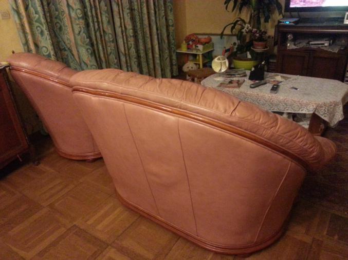 Canapé cuir 6 places