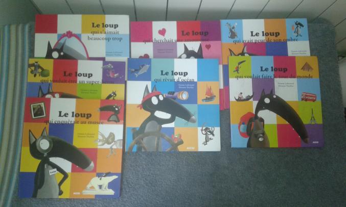 7 LIVRES de Loup «  Le loup qui ... » éditions AUZOU – 2 euros le livre 