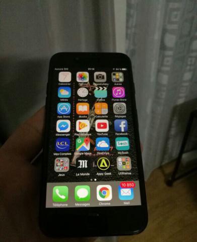 Iphone 7 noir, 256 Go