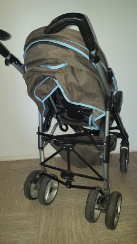 Poussette babybus 3 en 1 + sac langer assorti