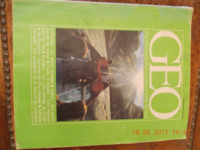 Lot revues diverses "Géo"
