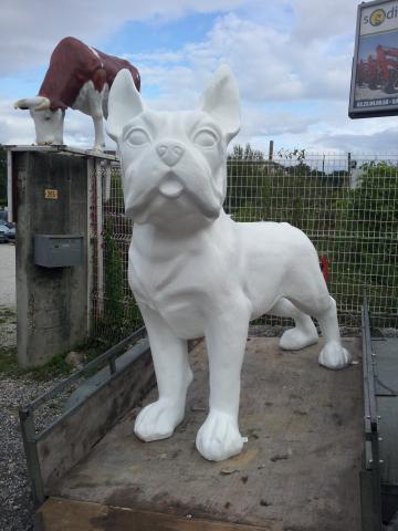 Bulldog en resine