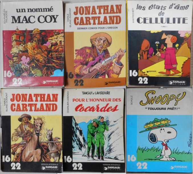 BD collection Dargaud 16/22 