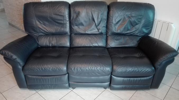 Canapé en cuir