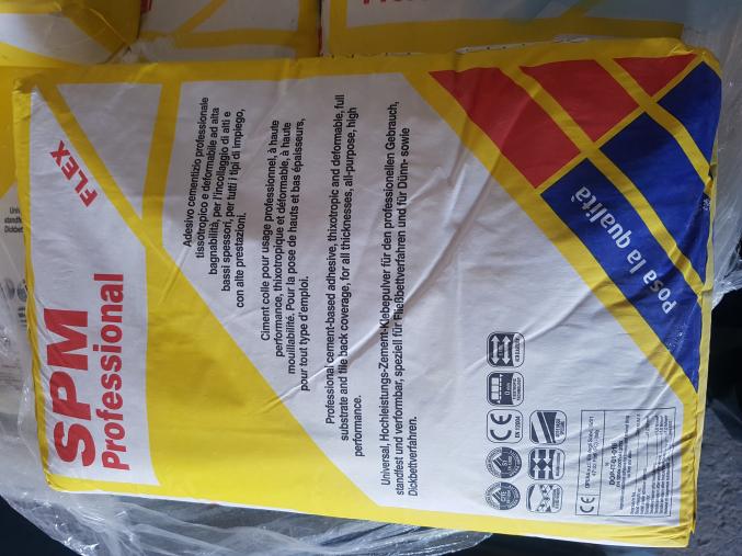 Colle carrelage direct d'ITALIE: 9,90e les 25kg