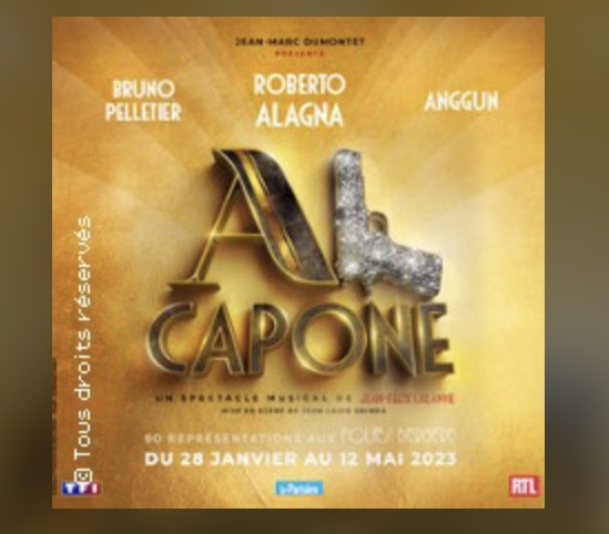  URGENT: 2 Billets  pour la comédie musicale Al Capone aux Folies Bergères samedi 11/03 et dimanche 12/03