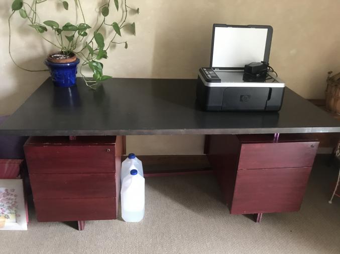 Grand bureau vintage