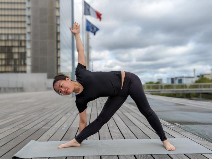 Yoga à domicile avec une professeure expérimentée