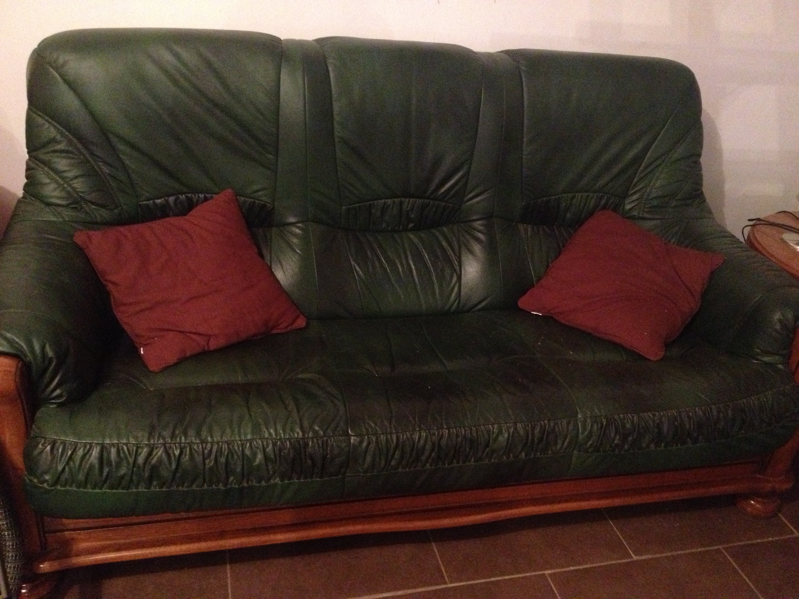 Canapé avec 2 fauteuils