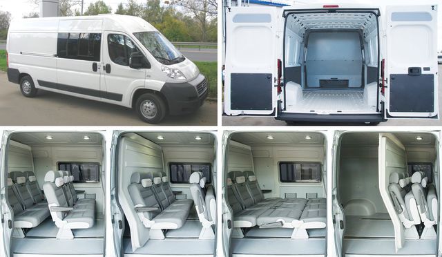Minibus combi Fiat Ducato 9 places année 2007