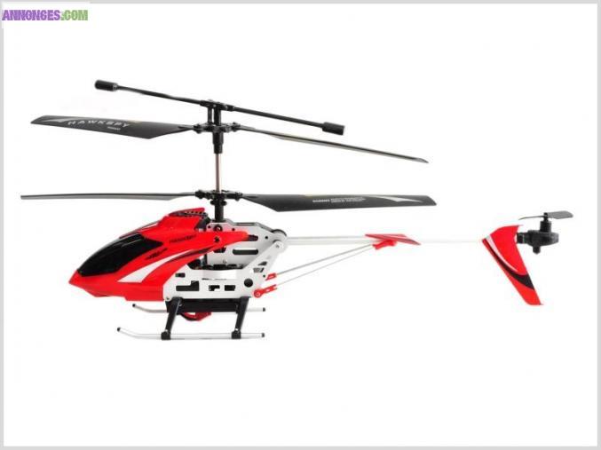 Hélicoptère RC HAWKSPY 3,5 Canaux Avec Gyro & Caméra Vidéo