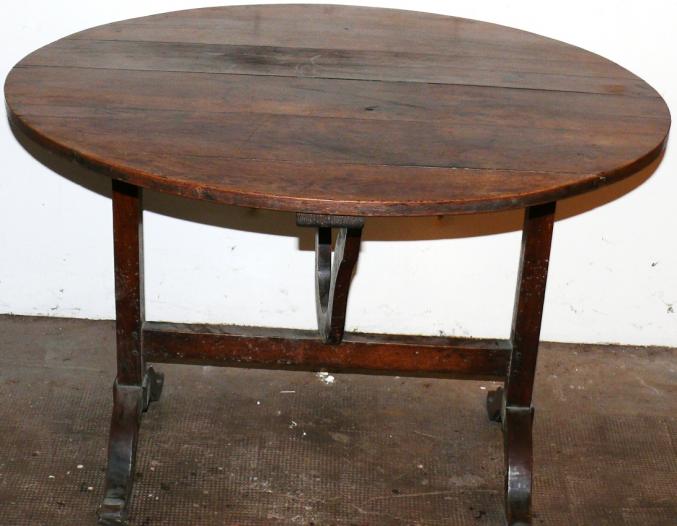 Table de chai ronde, pliable, TBE