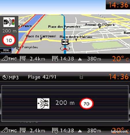Carte SD Cartographie Europe GPS + ZAR Radars 2024 RNEG WIPNAV MYWAY Peugeot Citroën