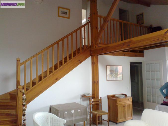 T3 DUPLEX CAPBRETON 150M MER ET PORT