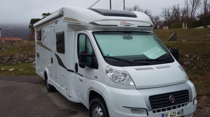 Vends camping car caradoT448