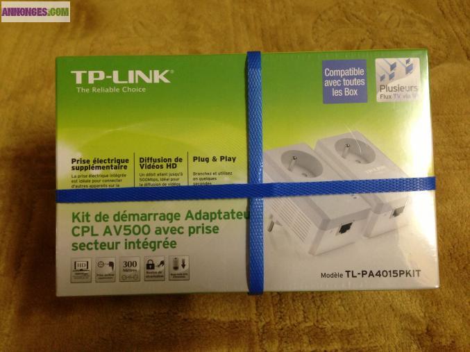 Kit cpl eplug av500 tplink neuf non deballe