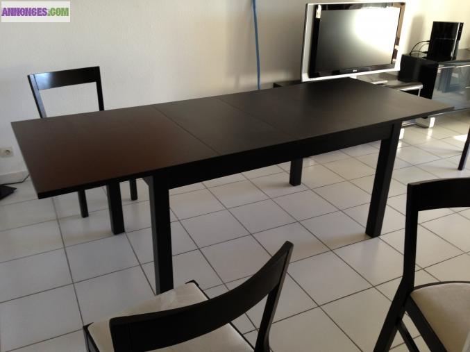 Table à manger + 4 Chaises