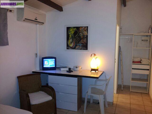 Loc studio spacieux lumineux à200m de la mer