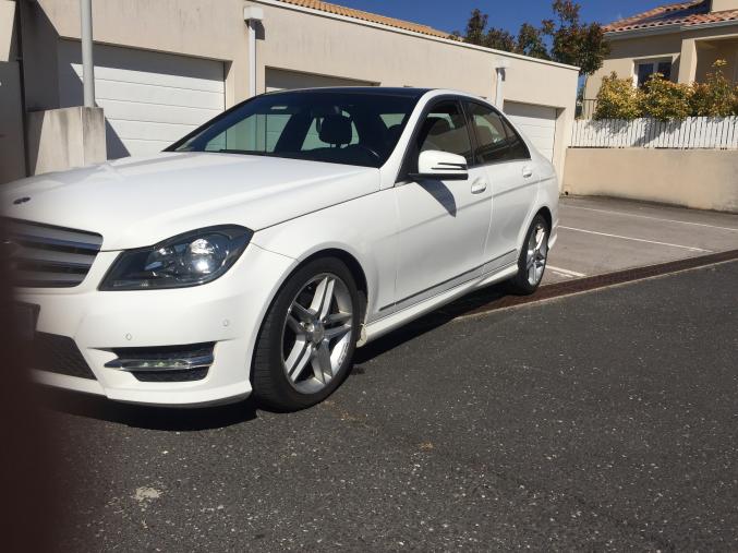 C200 cdi pack amg blanc 