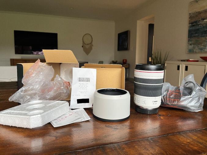 Téléobjectif zoom Canon RF 70-200 mm F4 L IS USM - état comme neuf