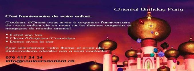 Oriental birthday party