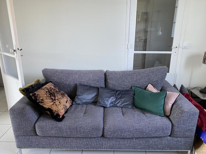 Canapé fixe 3 places