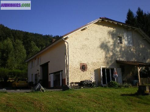 Maison de campagne sur 1,5ha