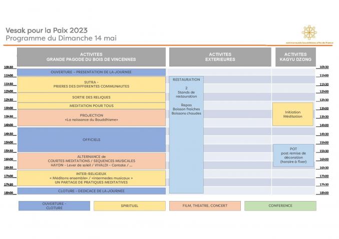 VESAC  2023 célébrer  la naissance, l’éveil et le Paranirvana du Bouddha